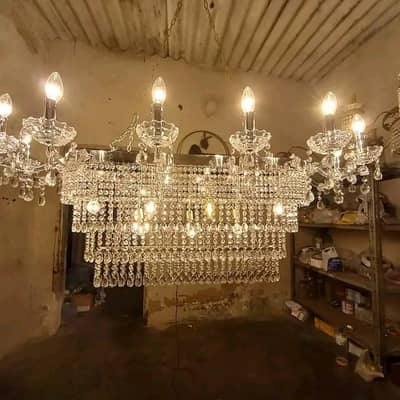 Beautiful Crystal Fanoos / Chandelier – Wedding & Home Decoration