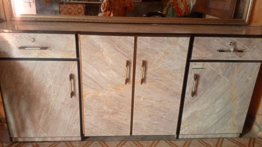 salon counter - cabinets rack