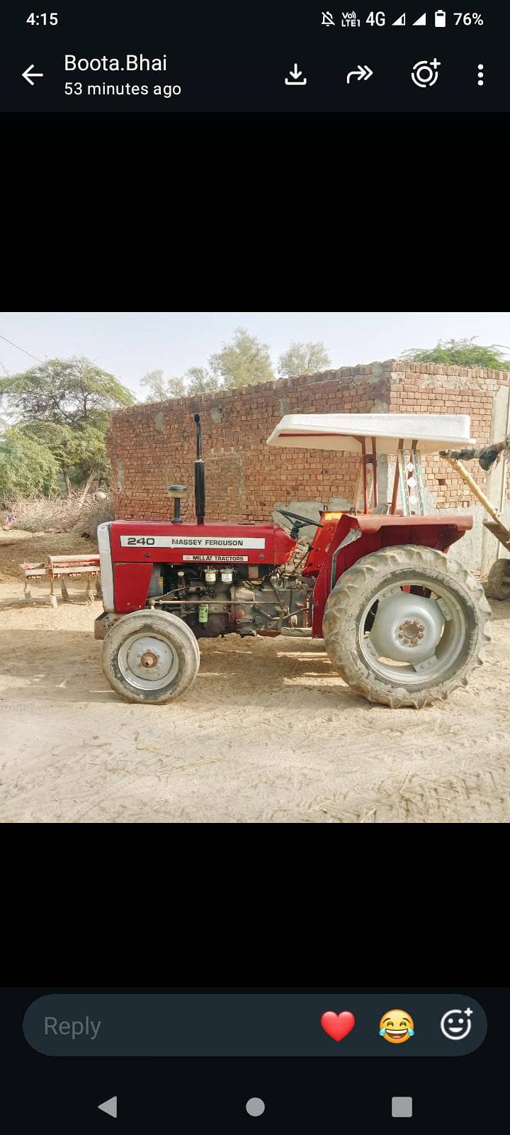 Tractor mf240 2