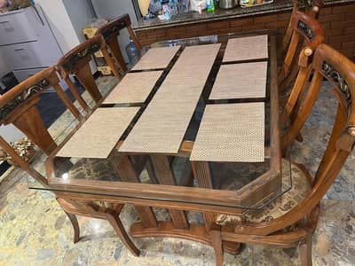 6 seater dining table