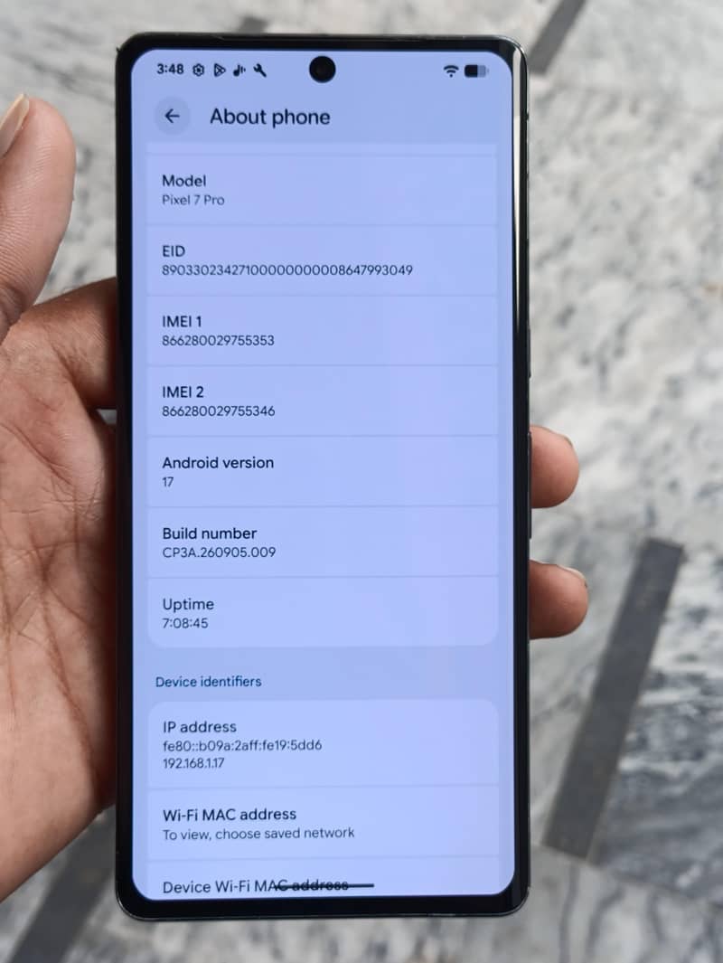 Google Pixel 7 Pro 3