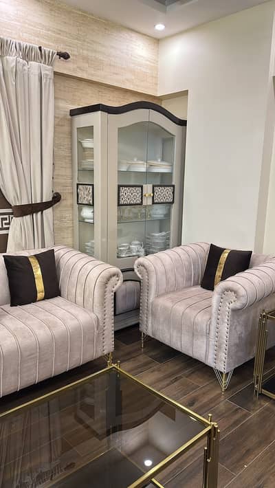 Sofa Set | 7 Seater Sofa Set – 3+1+1+1+1 | Wooden Sofa for Sale