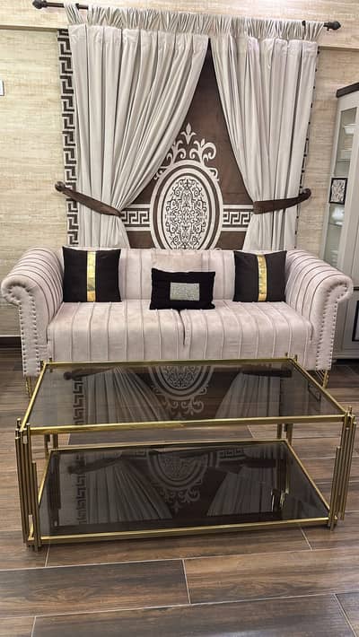 Sofa Set | 7 Seater Sofa Set – 3+1+1+1+1 | Wooden Sofa for Sale