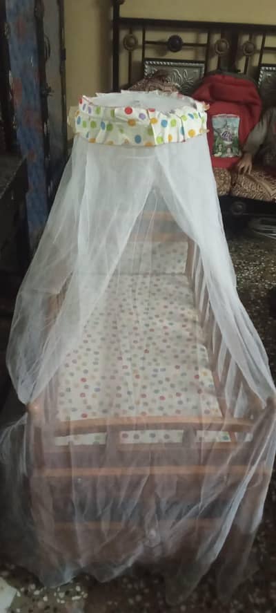 Like new kids bed with swing