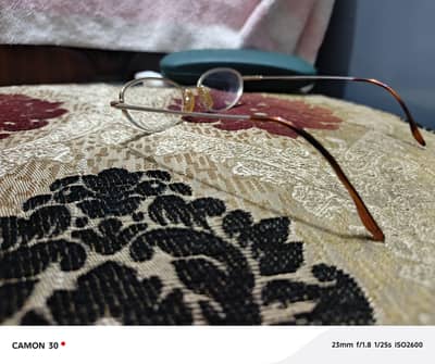 gold plated titanium france made eyesight glasses saphire