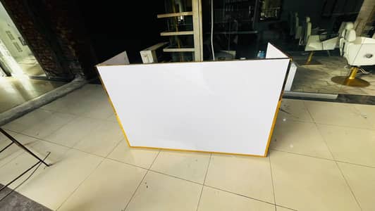 used wooden counter