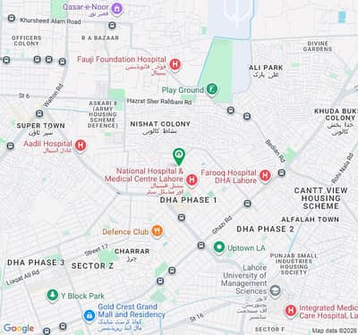 Ideally located 1kanal plot next to corner in N block dha phase 1