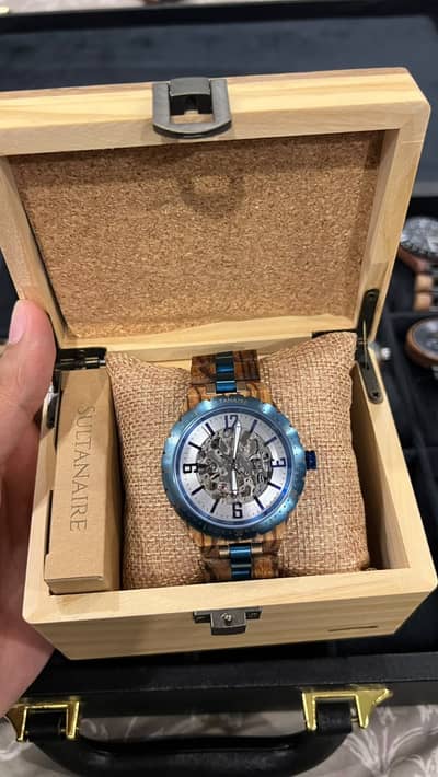 UMBRA | Sultanaire Wooden Automatic - Mint Condition | Wooden Strap