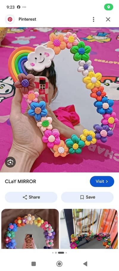 clay mirror