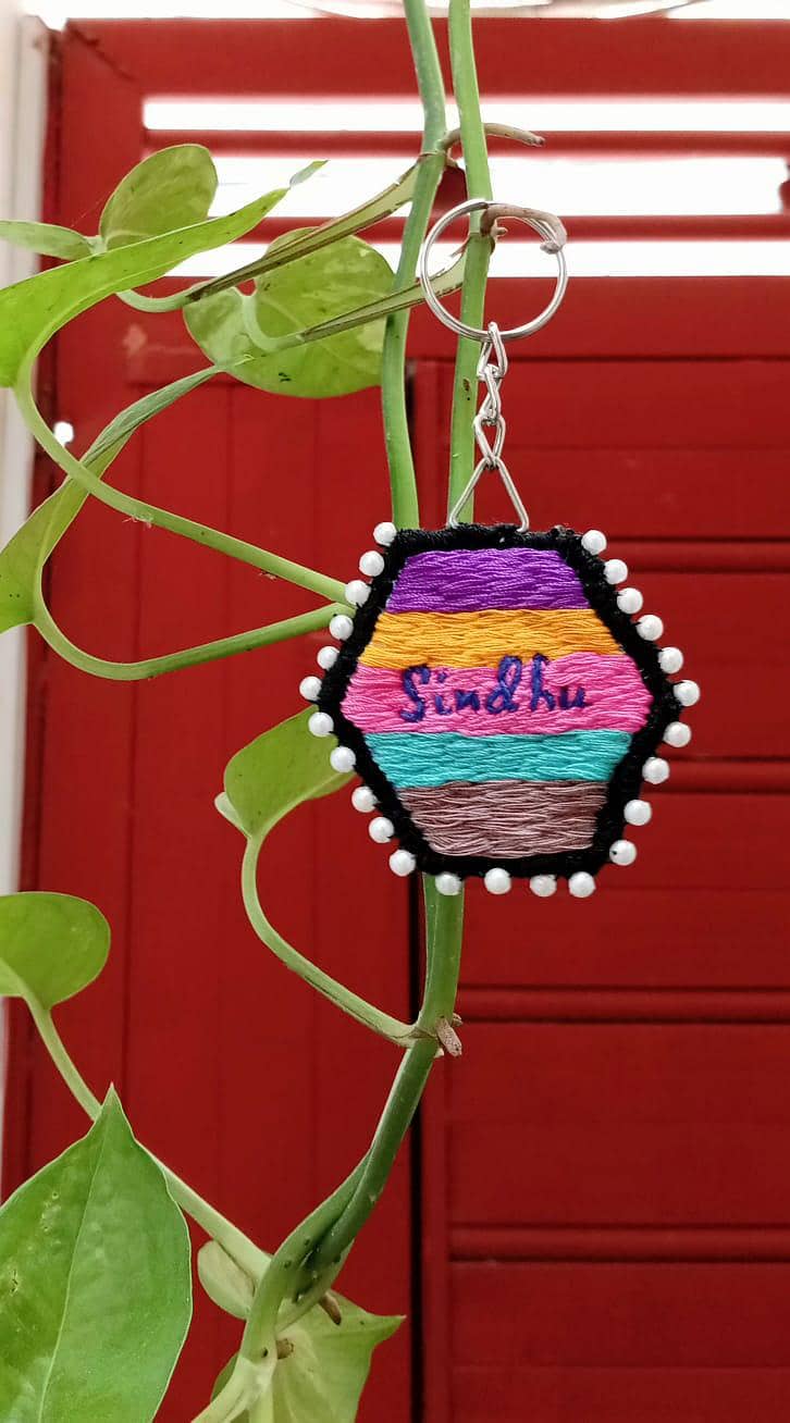 Embroidery Keychains 5