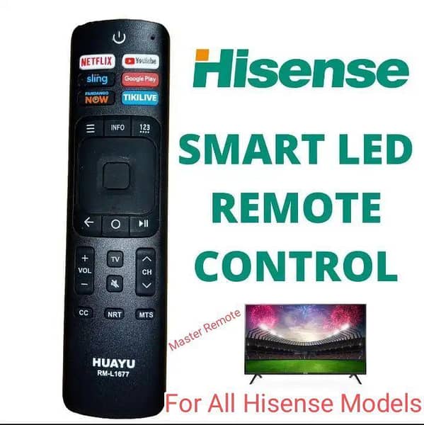 HISENSE For All Models Remote /For All Hisense android LED Remote / Hisense Smart Tv Remote