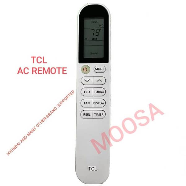 TCL, Hyundai, or Universal AC Remote