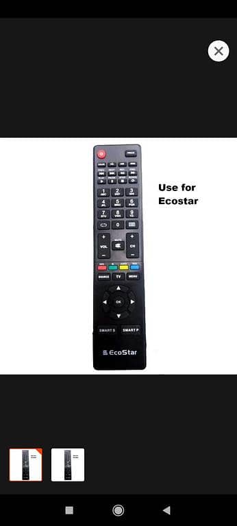 Ecostar Remote / Ecostar Smart Remote / Eco Star Re mote