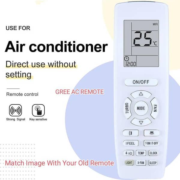 Gree Inverter AC Remote / Gree Air conditioner Air Conditioner Remote