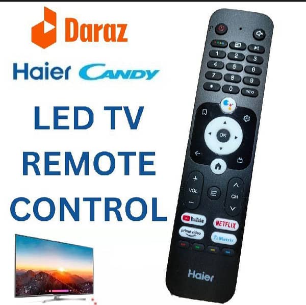 Haierr LED TV Remote U31 Remote