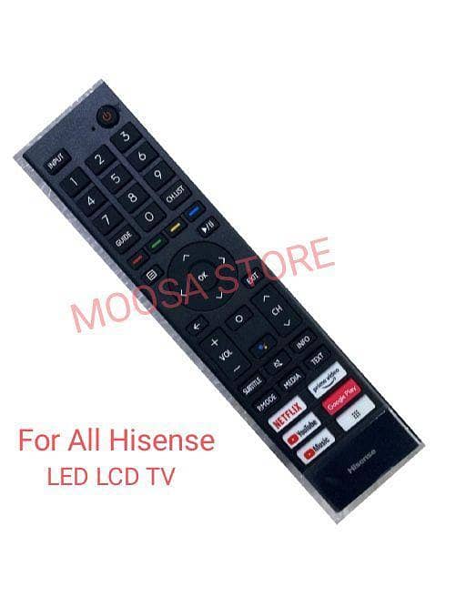 Hisense LED Remote / Hisense LED LCD Android TV Remote