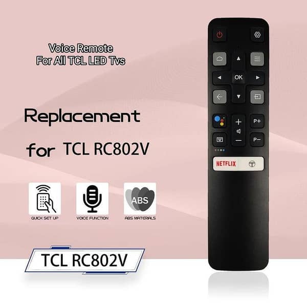 TCL Voice Remote / Tcl voice remote Control /