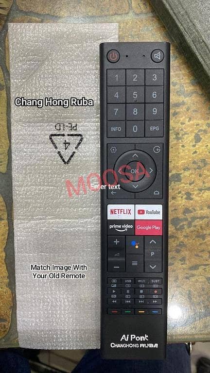 Chang Hong Ruba LED Remote / Changhongruba Led Remote / Android Led Remote / Lcd Remote