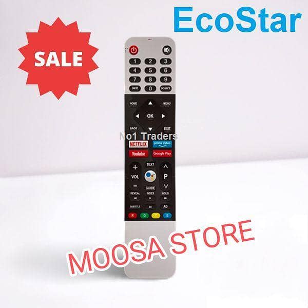 ECO STAR LED REMOTE / ECOSTAR LED LCD REMOTE / ECOSTAR TV REMOTE