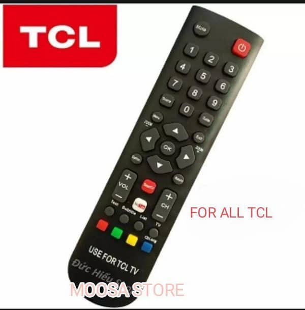 Tcl remote LED LCD REMOTE / TCL TV REMOTE / TCL ANDROID LED REMOTE / TCL SMART LED REMOTE