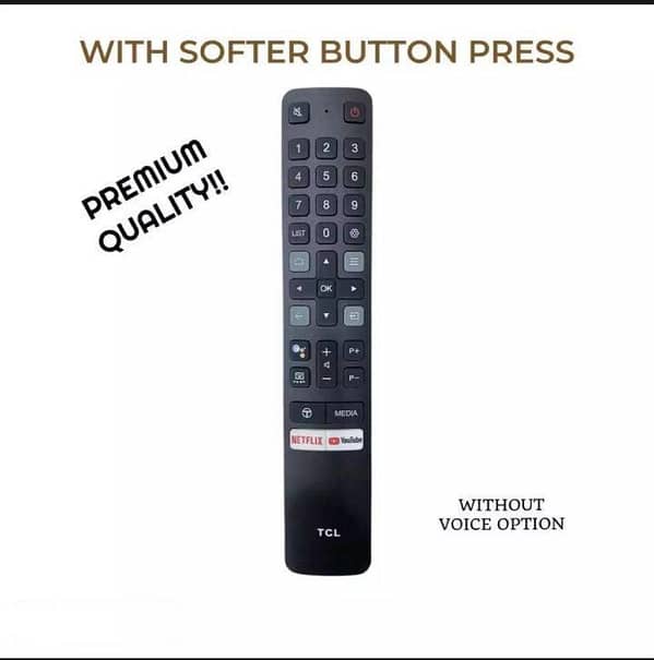 TCL ANDROID REMOTE / TCL LED TV REMOTE / TCL ANDROID LED TV REMOTE