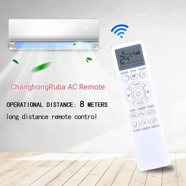 ChangHongRuba AC Remote / Chang Hong Ruba Remote / Air conditioner Remote / Changhongruba AC Remote / Air Conditioner Remote