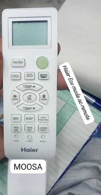 Haier AC Remote - Eco/Energy-Saving Mode