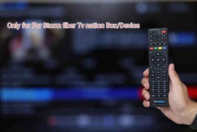 Tv nation Remote / Storm Fiber Tv device / Box Remote