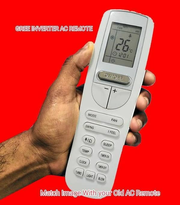 Gree AC Remote for Inverter Models