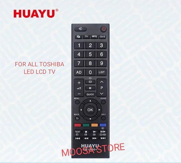 TOSHIBA LED LCD REMOTE