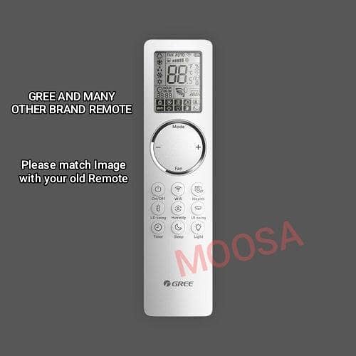 Gree AC Remote (GREE Universal Remote) compatible with Gree and multiple brands