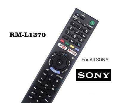 Sony Remote / For All Sony Led Lcd Tvs