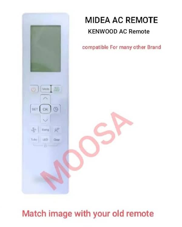 Midea AC Remote Controller for RG10B(G)/BGEF and RG10A(F2S)/BGEF models