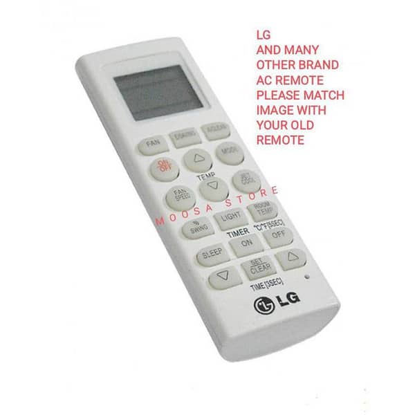 LG AC REMOTE / LG REMOTE