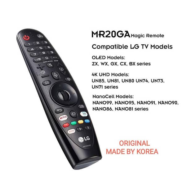 LG voice remote /LG MR20GA / LG Magic Remote / LG smart tv remote / LG android led remote / LG Led remote