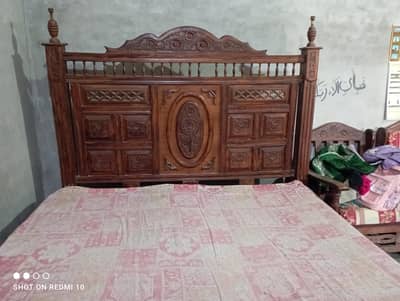 double bed with foam