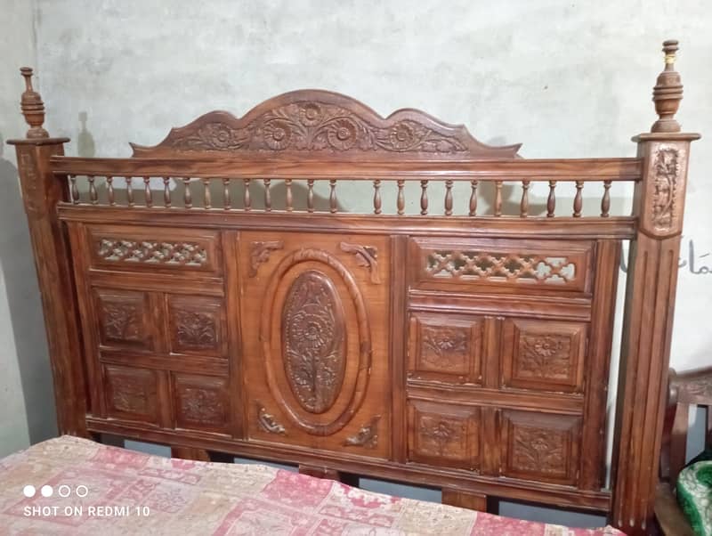 double bed with foam 2
