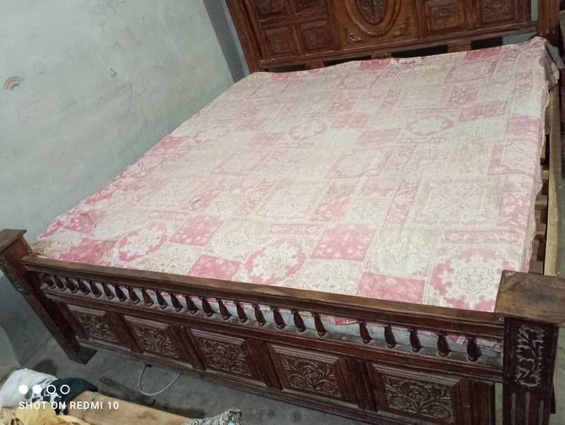 double bed with foam 3