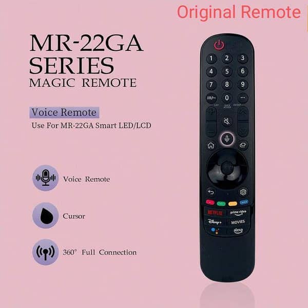 LG magic original voice Remote with bluetooth cursor / Mr 22 ga / Mr 22 Gc Magic remote / Lg