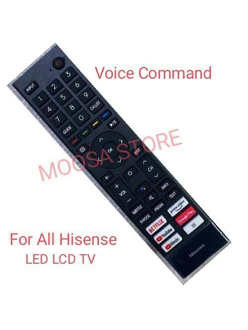Hisense LED Remote Voice Command Bluetooth Remote