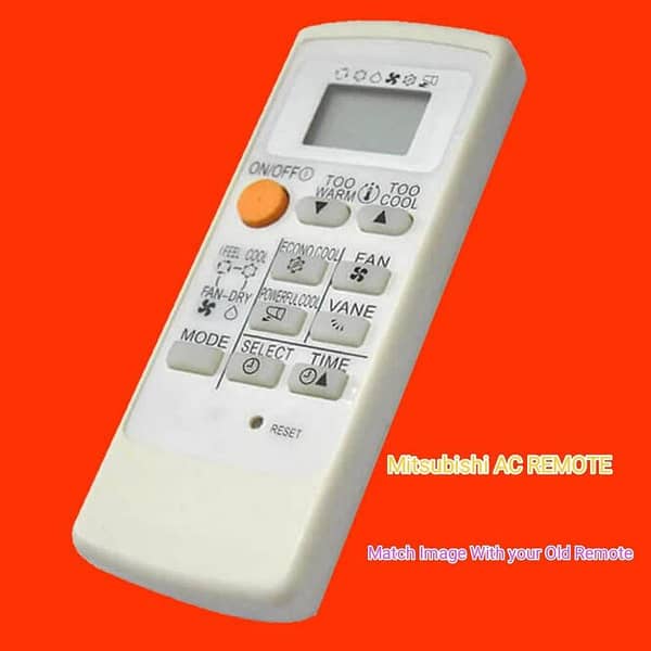 Mitsubishi AC Remote for Mitsubishi Air Conditioners