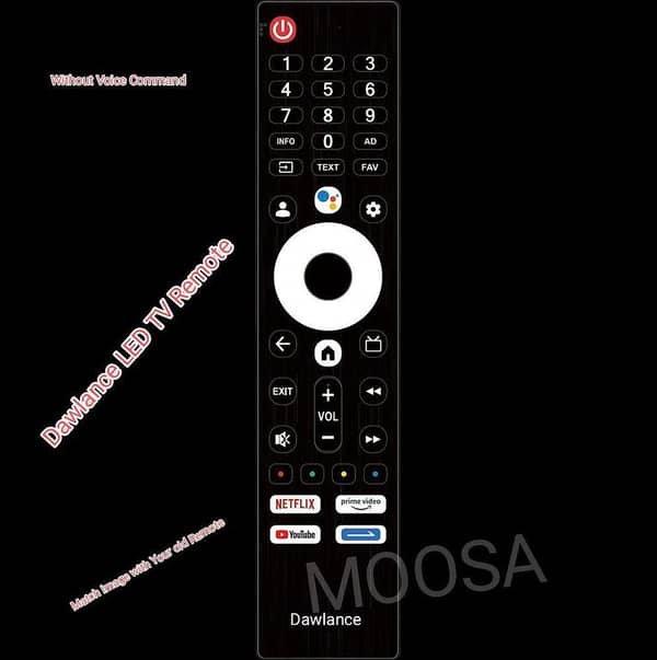 Dawlance Led Tv Remote / Dawlance Remote