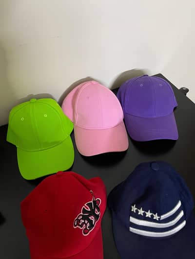 Lot of 5 Caps – 3 Brand New + 2 Used (Bundle or Single)