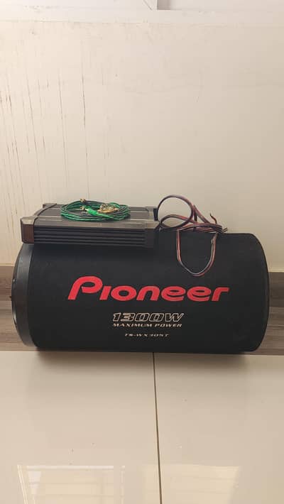 Original Pioneer 12" Bass Tube + RockMars RM-AF6300 Ampp