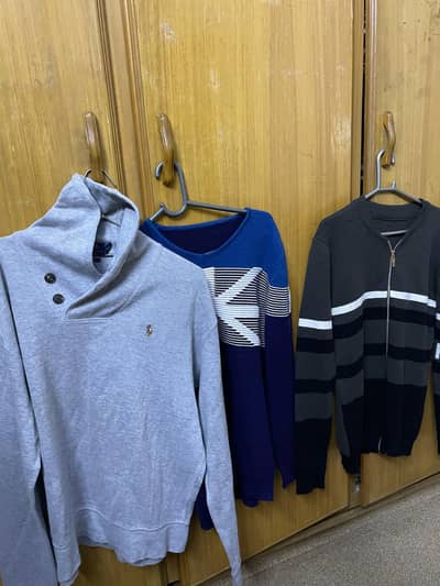 Men Winter 3 Sweaters (Polo Ralph Lauren and Knitted uppers