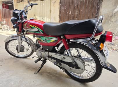 honda cd 70 first owner 6780km driven