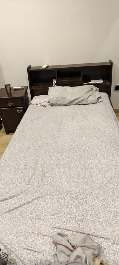 pure sheesham single bed