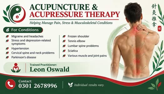 Acupuncture and Acupressure