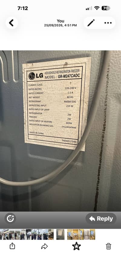 LG Fridge