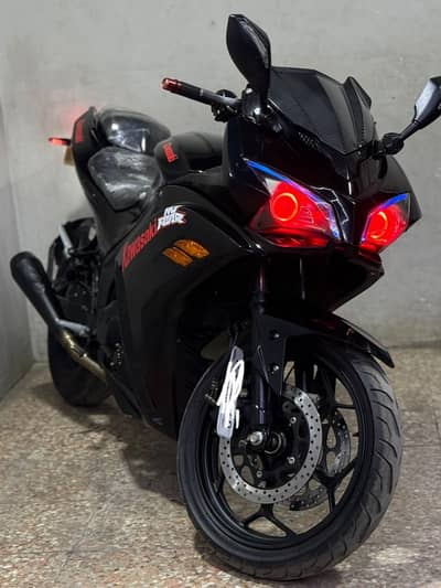 kawasaki replica 400cc dual cylinder